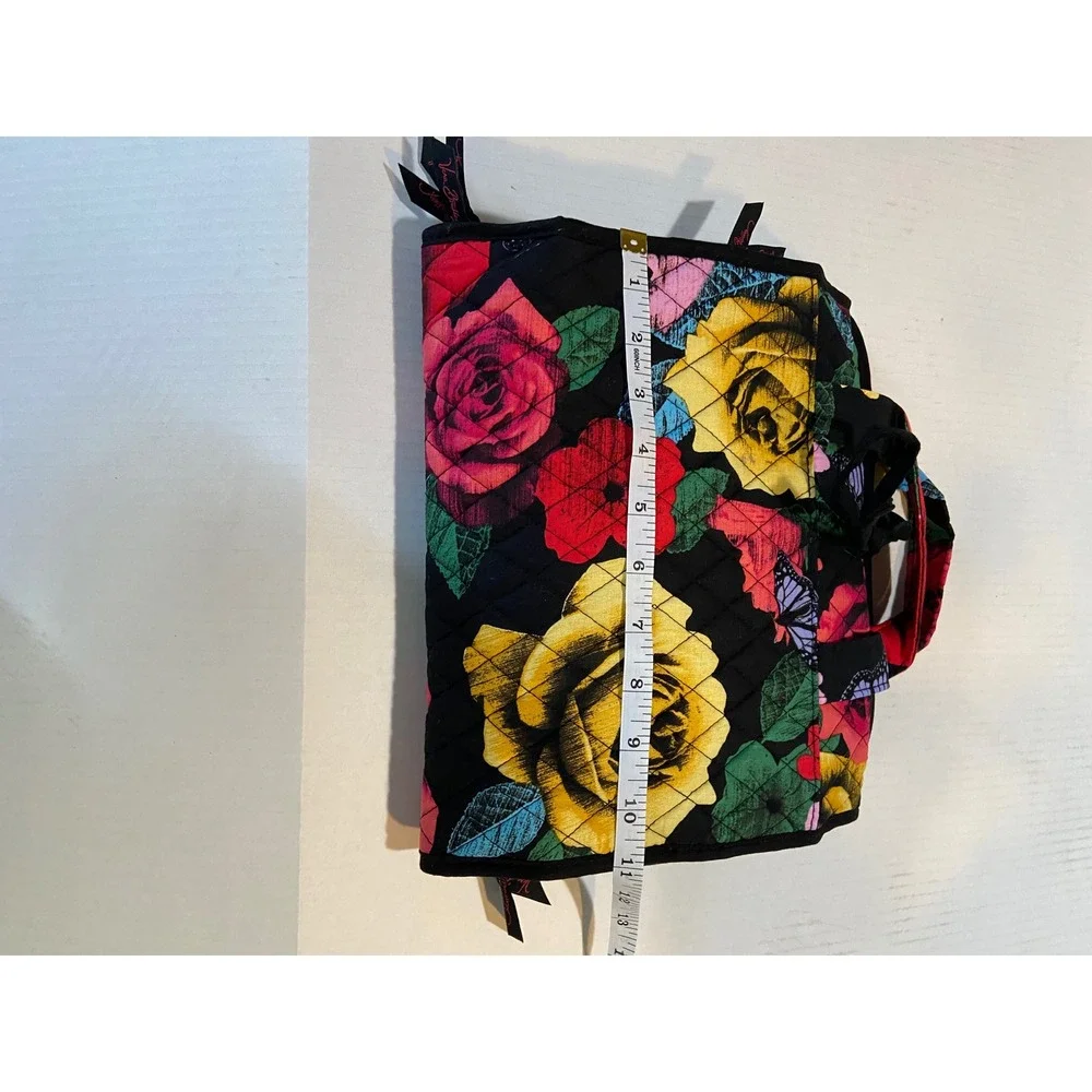 Vera Bradley Hanging Organizer Havana Rose Quilted Travel Toiletry Bag NEW